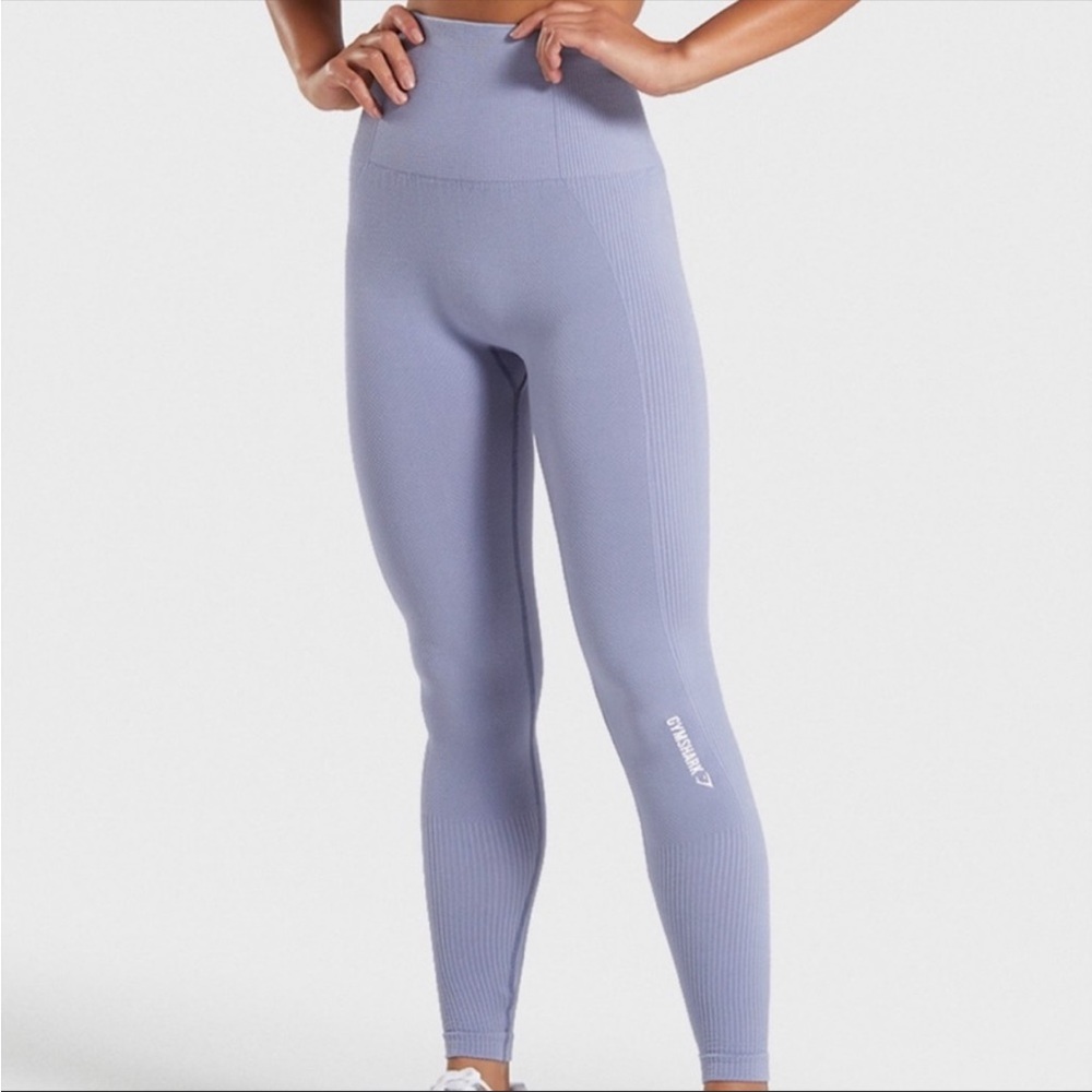 Gymshark Power Down Tight Size Small Intense Steel Blue